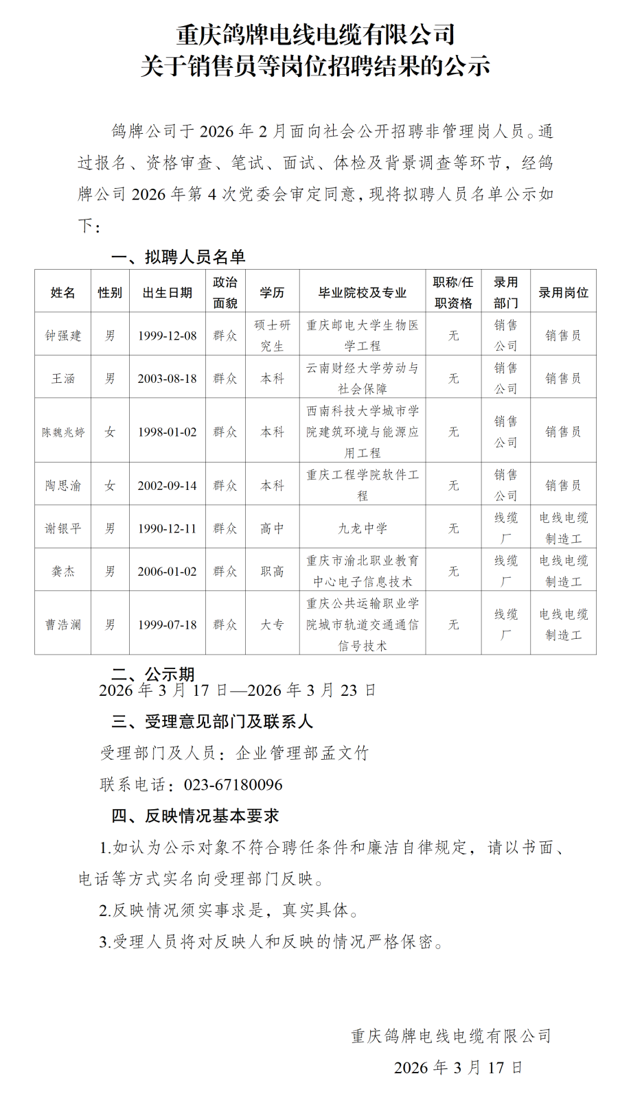 20260311鸽牌公司关于销售员等岗位招聘结果的公示(2)_01.png
